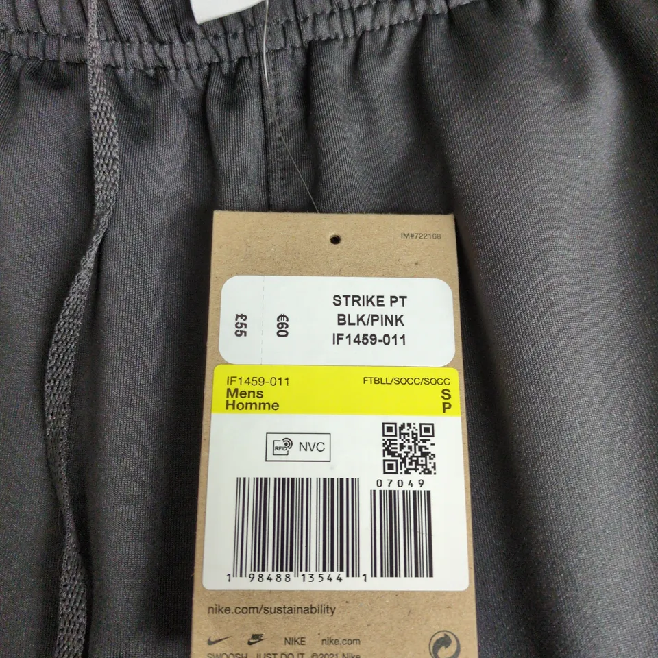 NIKE STRIKE PT SLIM FIT TRACK PANTS – BLACK/PINK (MEN'S)