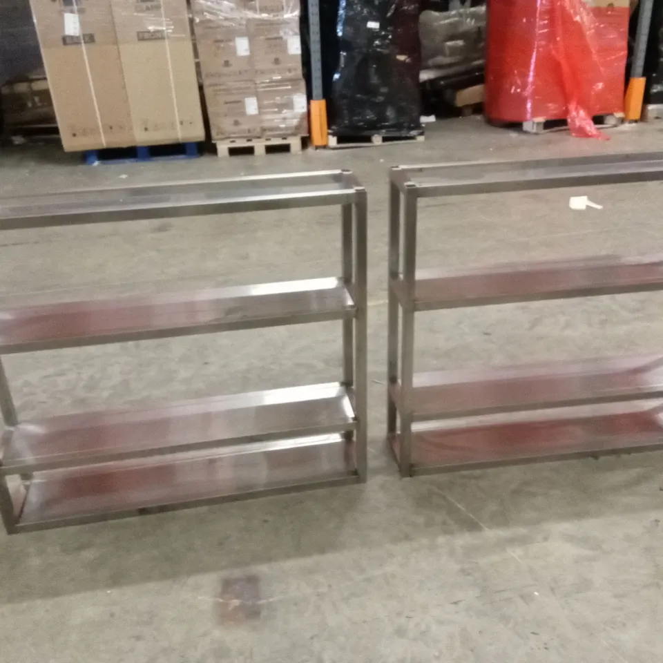 2 x WELDED STAINLESS STEEL WINDOW SERVICE PASSES