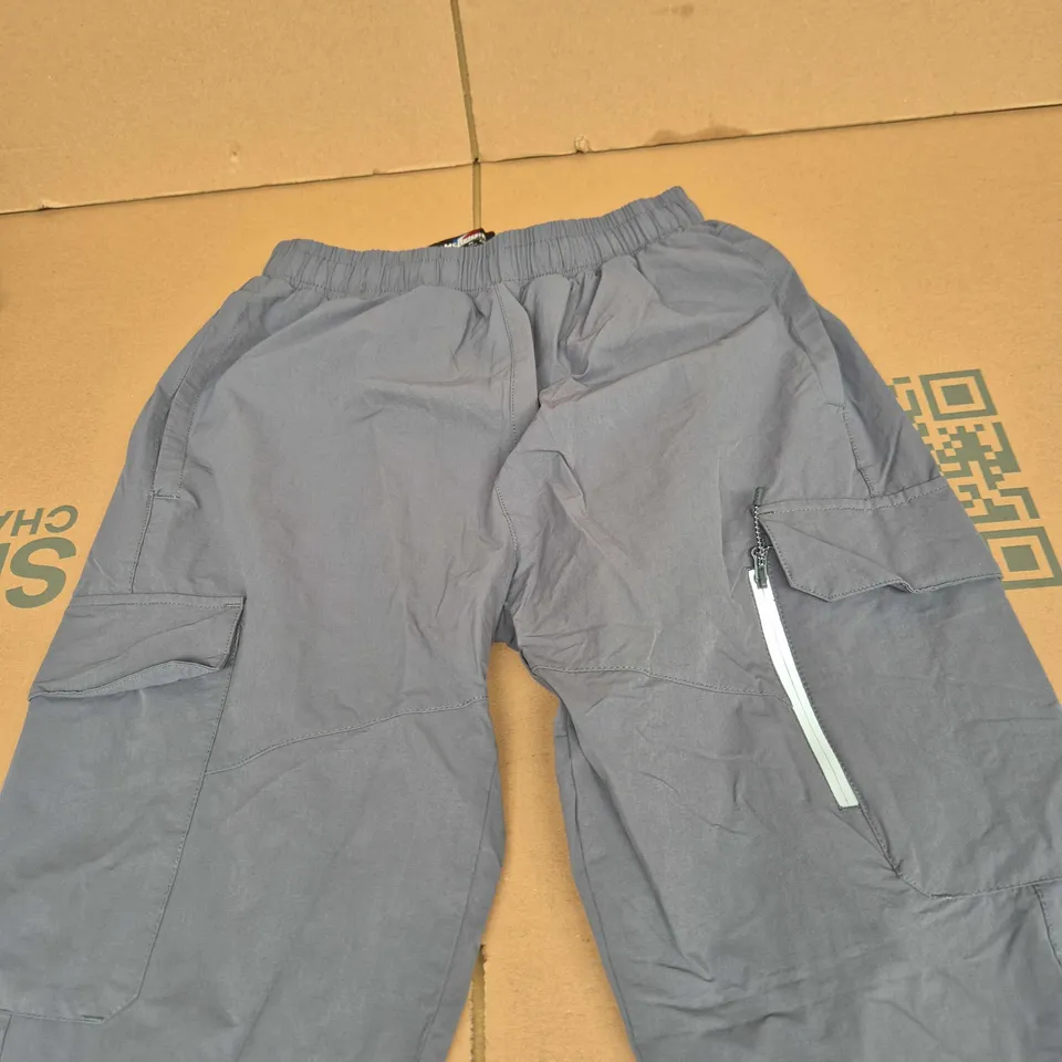 MCKENZIE ORIGINAL SPORTSWEAR GREY CARGO TROUSERS 1992