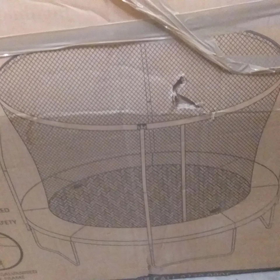 BOXED SPORTSLINE 10FT BOUNCE PRO TRAMPOLINE WITH ENCLOSURE RRP £169