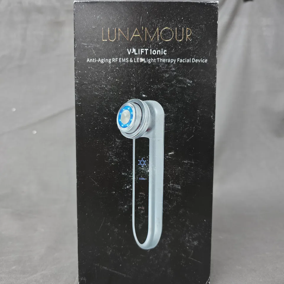 LUNA'MOUR V-LIFT IONIC ANTI-AGING RF EMS & LED LIGHT THERAPY FACIAL DEVICE