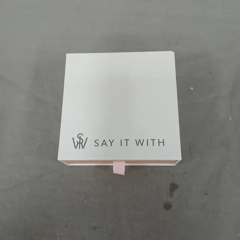 SAY IT WITH CHILDRENS BRACELET STERLING SILVER WITH STAR 