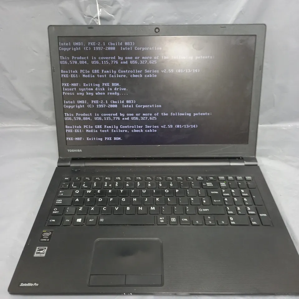 TOSHIBA SATELLITE PRO R50-B	15 INCH I3-4005U 1.70GHZ