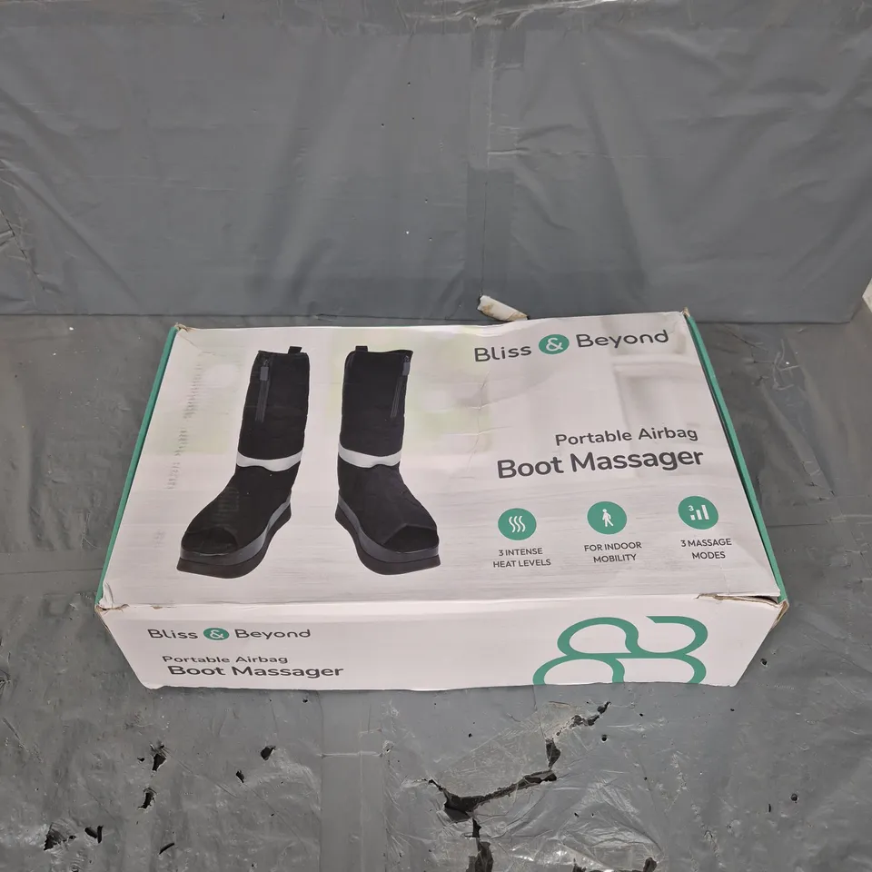 BLISS & BEYOND PORTABLE AIRBAG BOOT MASSAGER