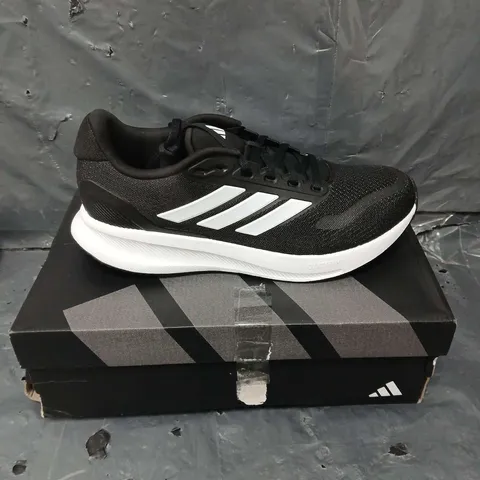 ADIDAS WOMENS RUNNING RUNFALCON 5 TRAINERS - BLACK/WHITE - 7