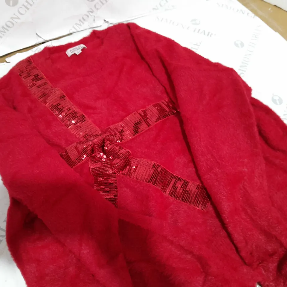 BADGLEY MISCHKA RIBBON DESIGN JUMPER RED SIZE XL