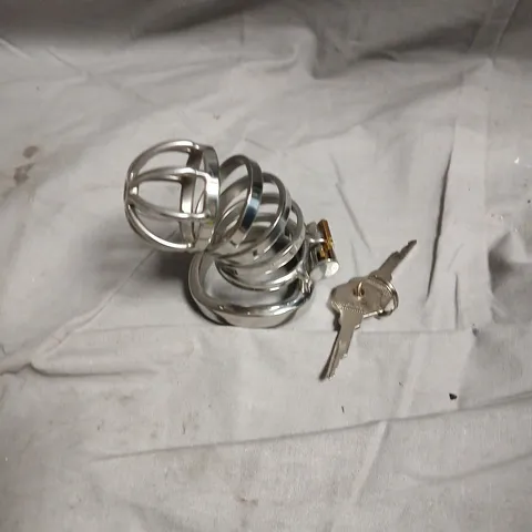 CHASTITY COCK CAGE WITH KEY 
