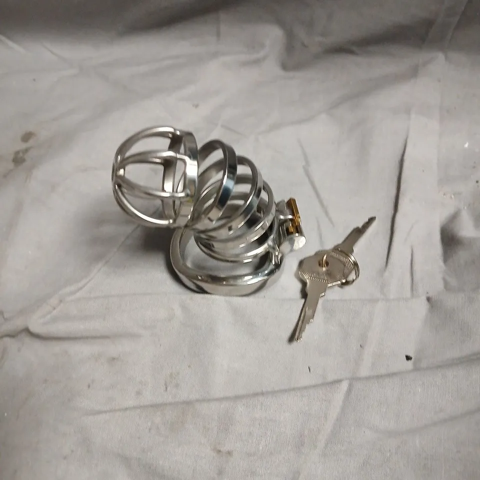 CHASTITY COCK CAGE WITH KEY 