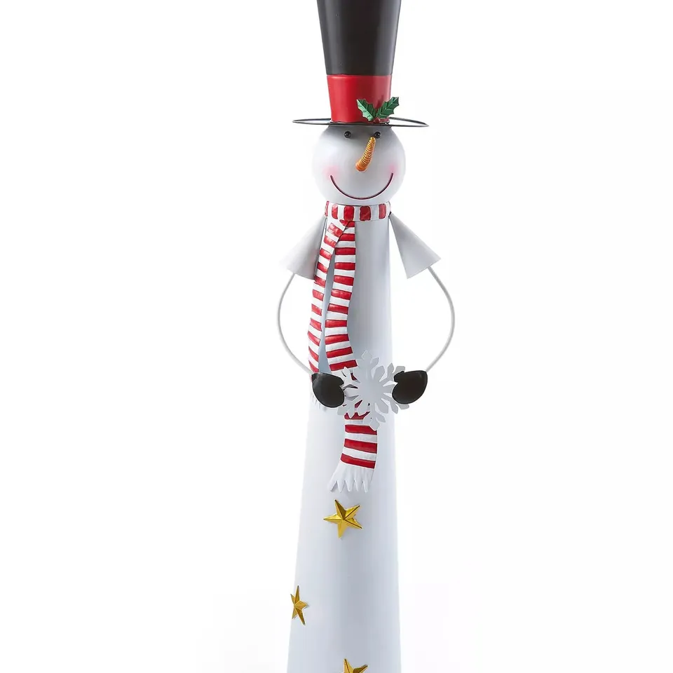 102 CM METAL SNOWMAN ORNAMENT