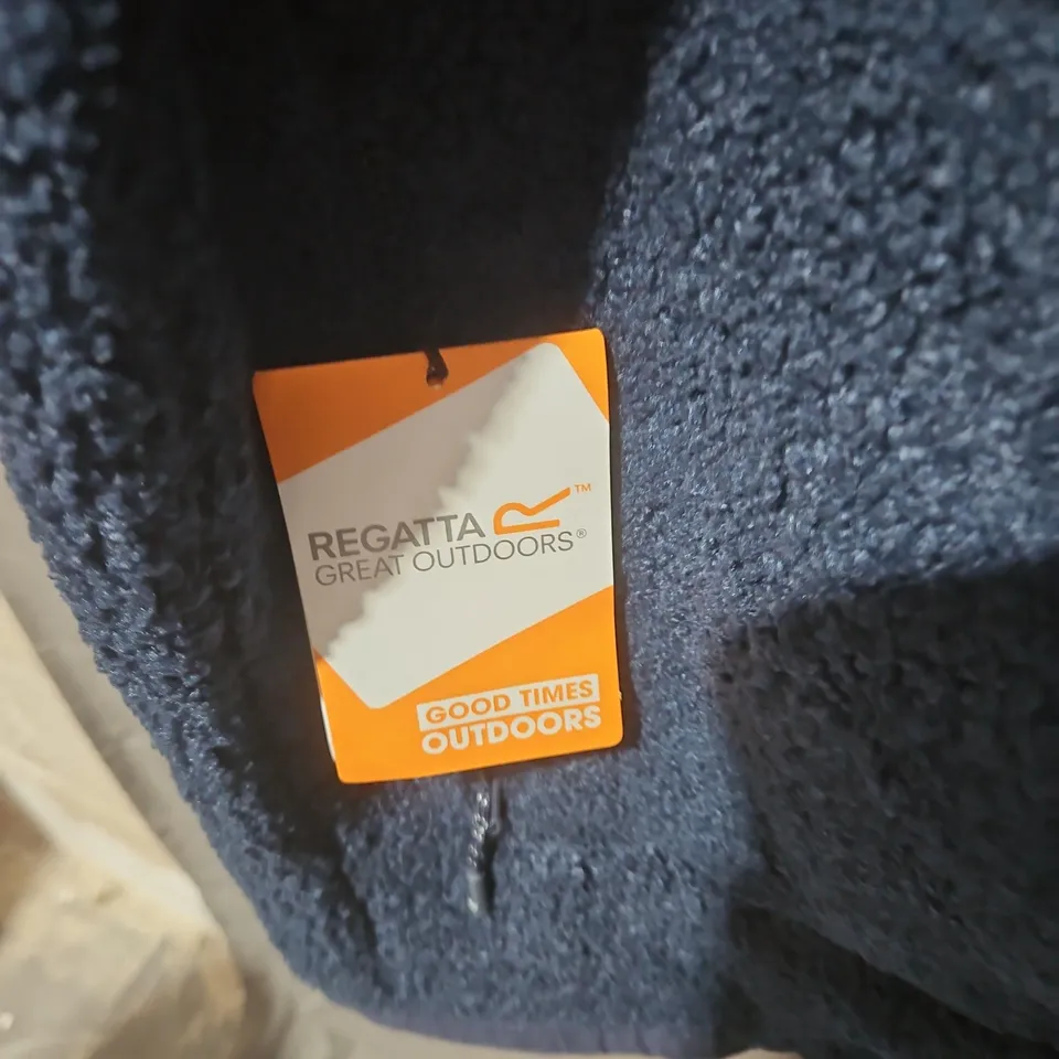 REGATTA GREAT OUTDOORS NAVY FLEECE JACKET – WOMEN'S, UK 16 (EU 44)