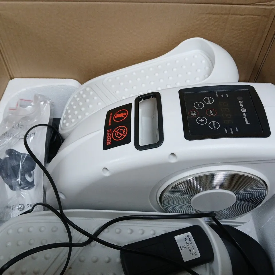 BLISS & BEYOND ELECTRONIC STEPPER – BOXED HOME EXERCISE DEVICE