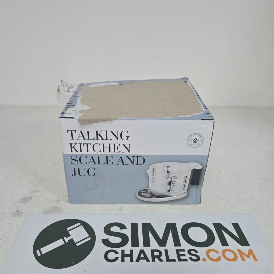 TALKING KITCHEN SCALE AND JUG