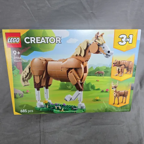 LEGO CREATOR 3-IN-1 BEAUTIFUL HORSE SET (31166) β BOXED