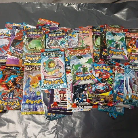 LOT OF APPROXIMATELY 35 ASSORTED POKEMON TRADING CARD BOOSTER PACKS