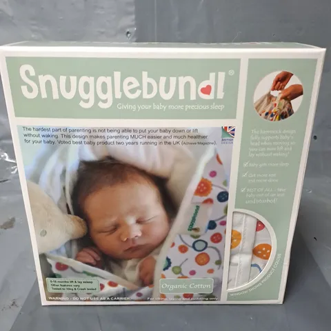 SEALED SNUGGLEBUNDL BABY BLANKET WITH HANDLES