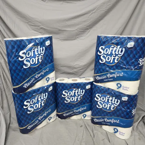 SOFTLY SOFT CLASSIC COMFORT TOILET TISSUE 45 PACK