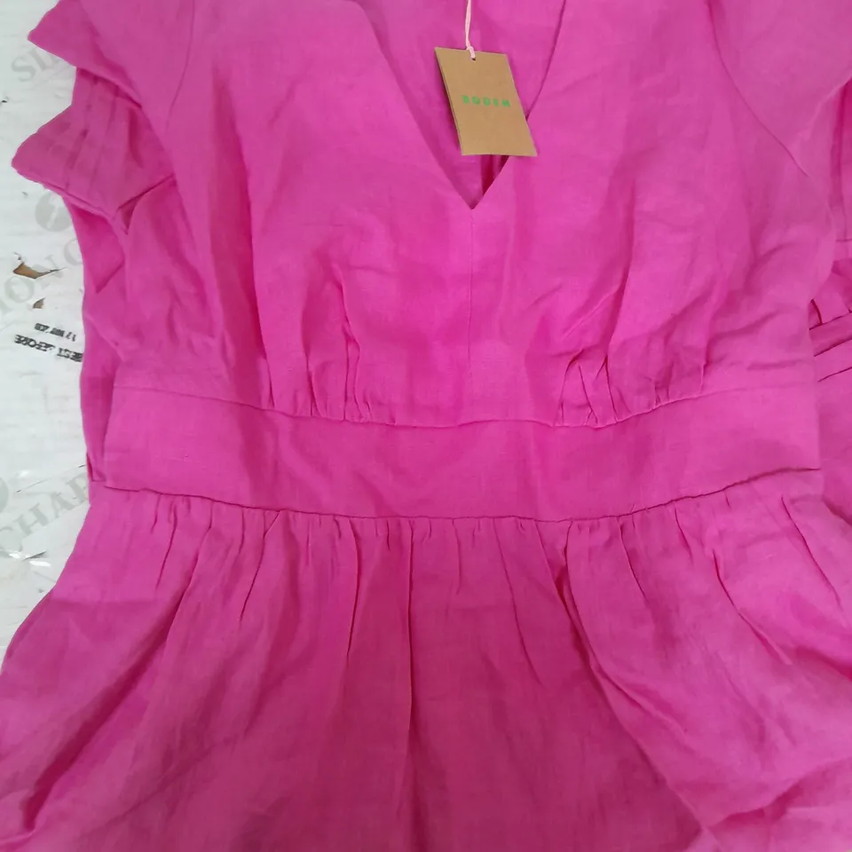 BODEN HOT PINK DRESS SIZE UK 12R