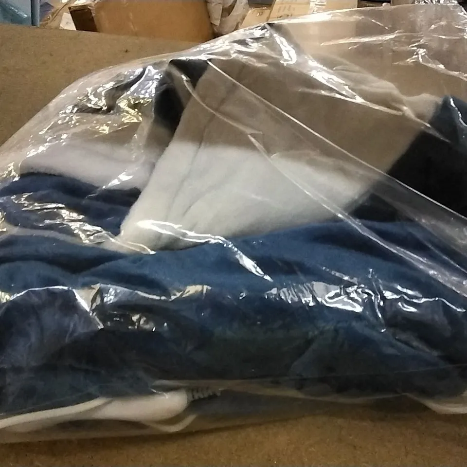 HEATED ELECTRIC BLANKET BLUE/WHITE 