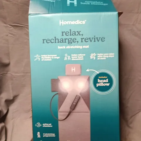 HOMEDICS BACK STRETCHING MAT – RELAX, RECHARGE, REVIVE 