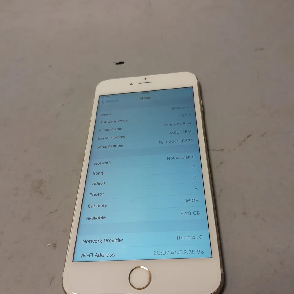 APPLE IPHONE 6S PLUS 16GB