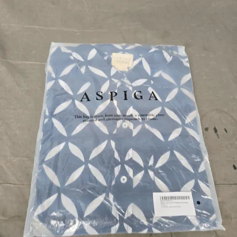 ASPIGA WIDE LEG LINEN CROPPED TROUSERS - SIZE LARGE