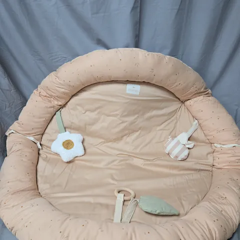 NOBODINOZ ROWING GREEN BABY ACTIVITY NEST – LIGHT TAN