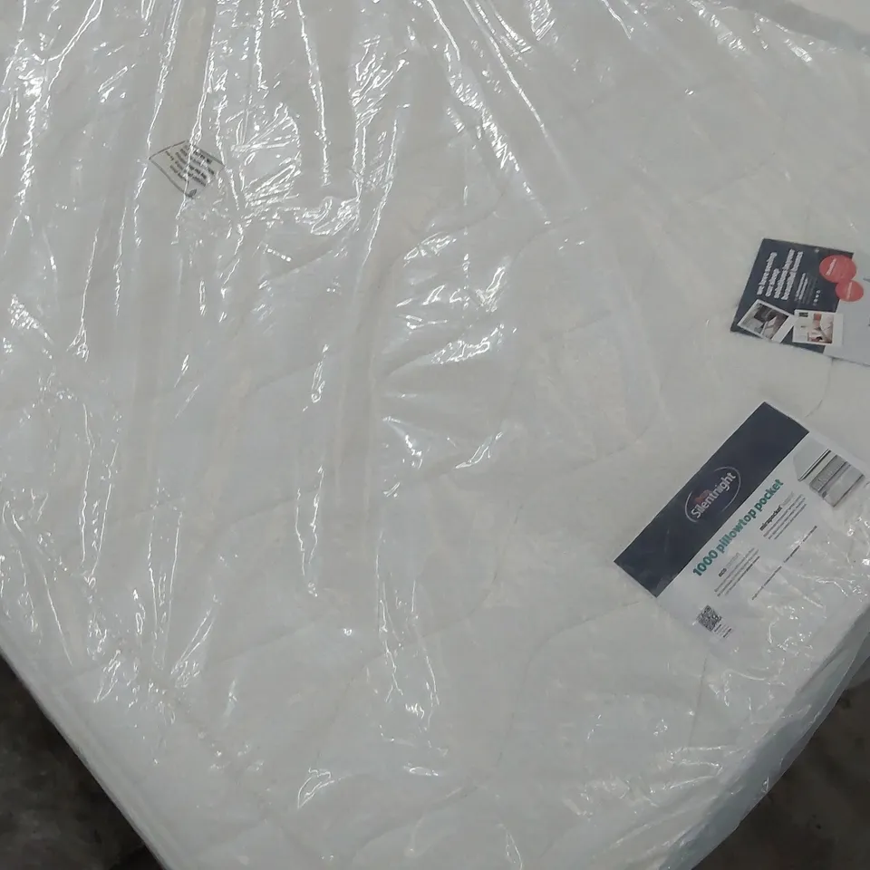 BAGGED SILENTNIGHT 1000 PILLOWTOP POCKET 4'6" DOUBLE MATTRESS