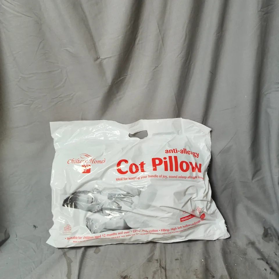 CHILTERN HOMES COT PILLOW – ANTI-ALLERGY BABY NURSERY PILLOW 