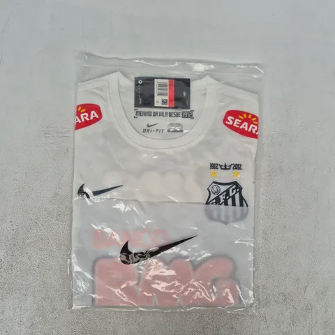 BAGGED NIKE 2012 SANTOS FC HOME FOOTBALL JERSEY SIZE LARGE
