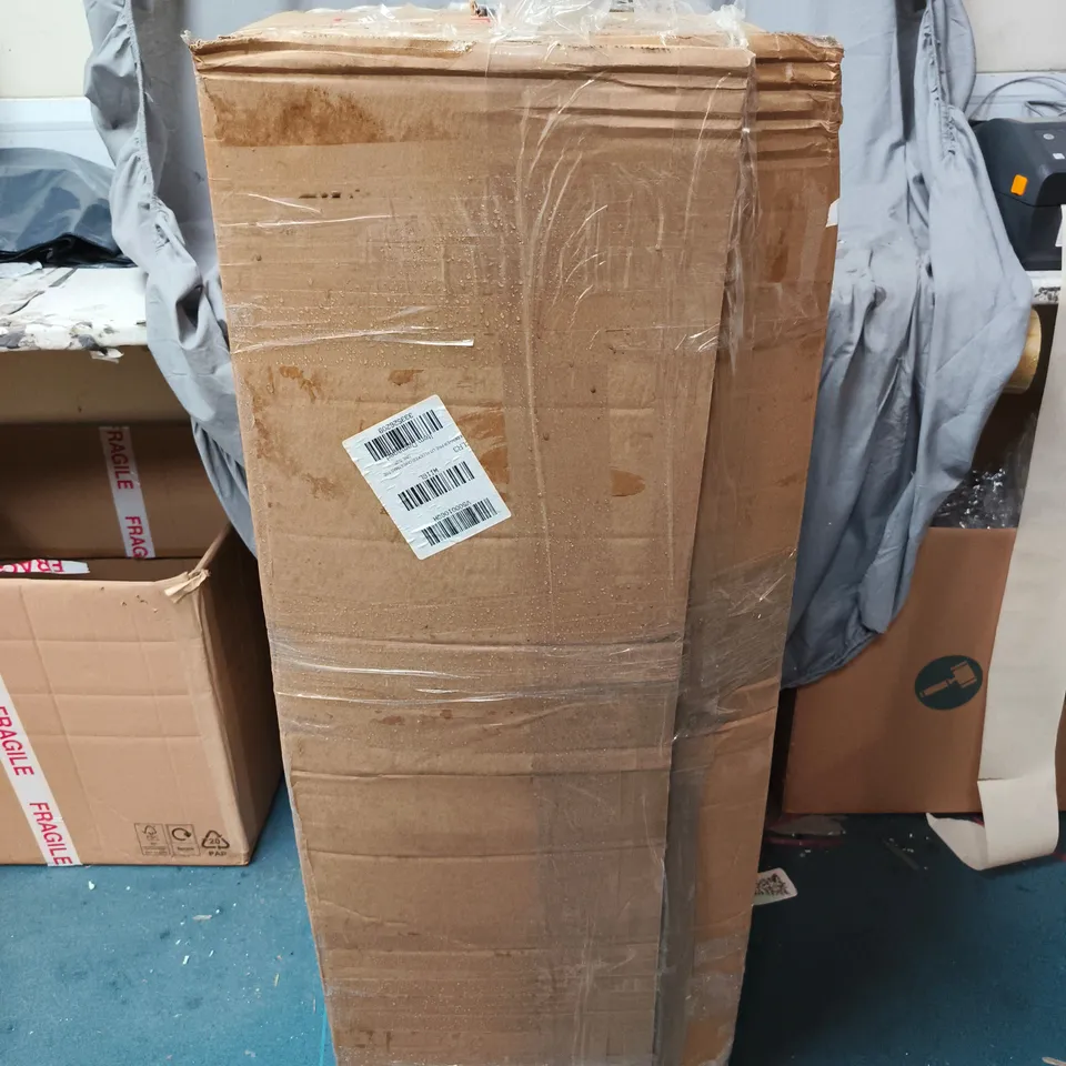 BOXED 7FT DENVER PRE LIT FLOCKED CHRISTMAS TREE WITH DUAL COLOUR TWINKLE LIGHTS - COLLECTION ONLY