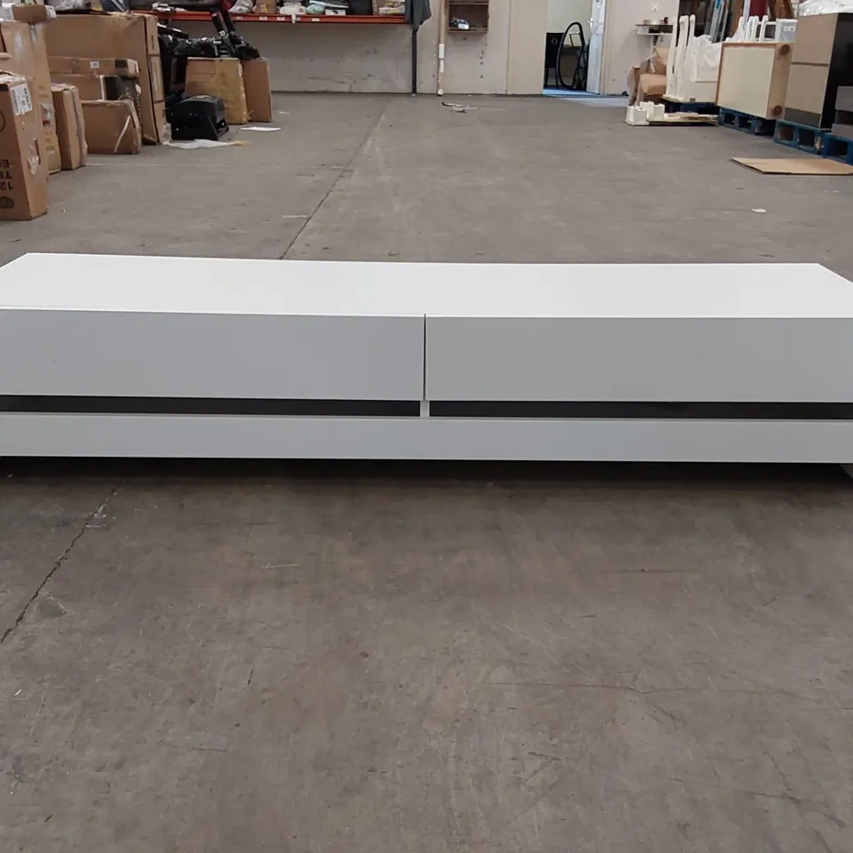 BRAND NEW TV STAND - WHITE (1 ITEM)