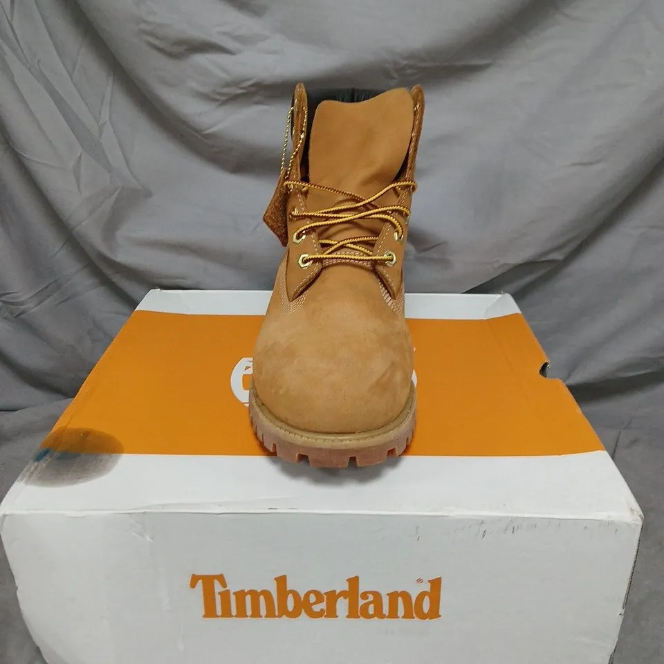 TIMBERLAND WHEAT BOOTS – MEN’S LEATHER BOOTS, BOXED - SIZE 11