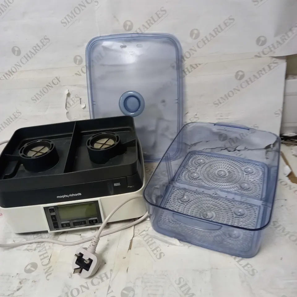 MORPHY RICHARDS INTELLISTEAM COMPACT FOOD STEAMER