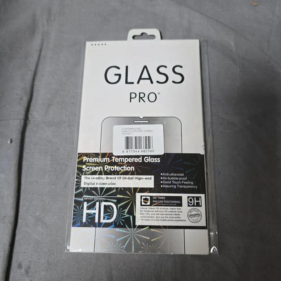 BOX OF APPROXIMATELY 80 GLASS PRO+ PREMIUM TEMPERED GLASS SCREEN PROTECTOR PACK FOR SMARTPHONES