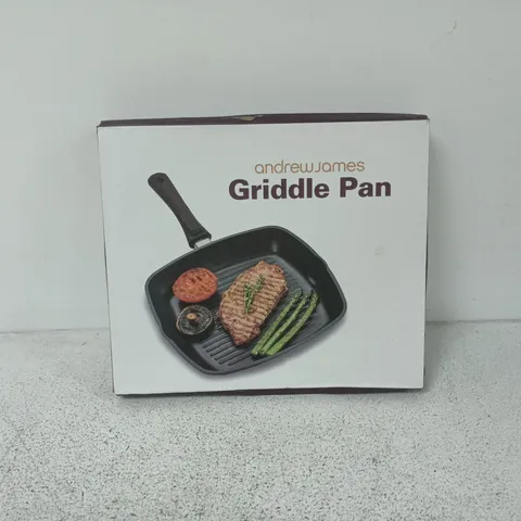 ANDREW JAMES 28CM GRIDDLE PAN – BOXED