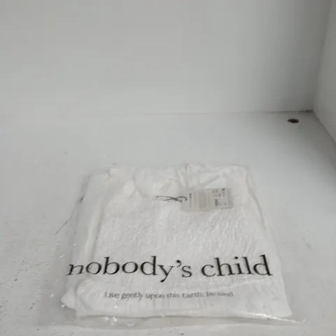 NOBODY'S CHILD X MATERRA PETITE IDA MIDI DRESS, WHITE, UK 12 (EU 40, USA 8)