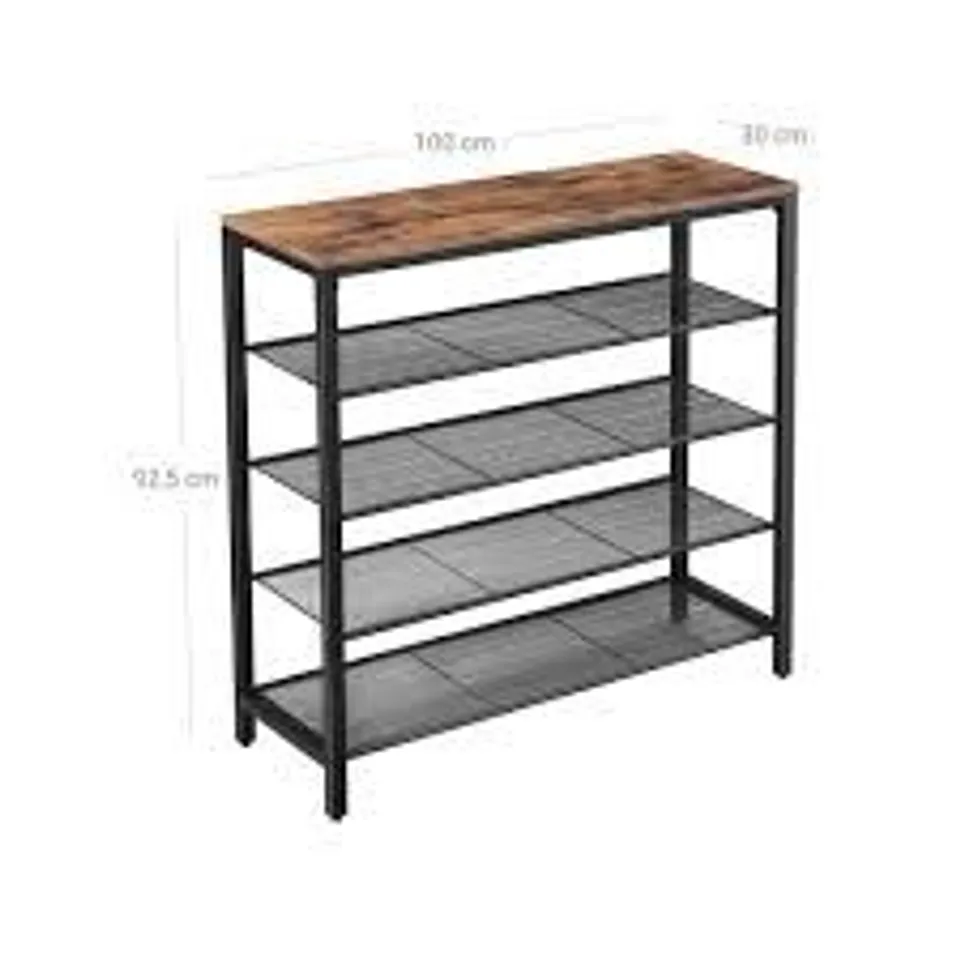 BOXED 16 PAIR SHOE STORAGE BENCH (1 BOX)