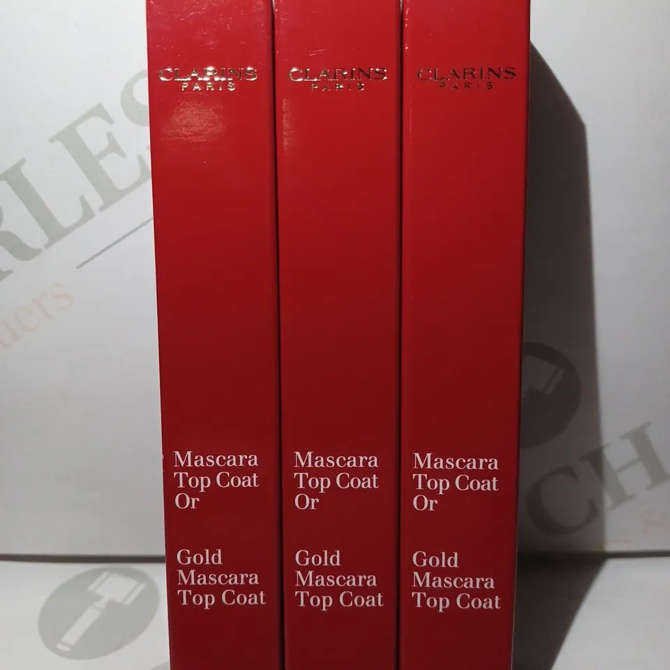 LOT OF 5 X 7ML CLARINS GOLD TOP COAT MASCARA