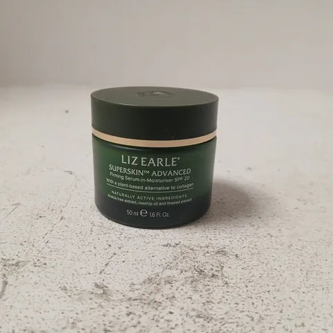 LIZ EARLE SUPERSKIN ADVANCED FIRMING SERUM-IN-MOISTURISER SPF 20 β 50 ML UNBOXED