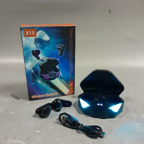 BOXED X15 TWS5 WIRELESS BLUETOOTH EARPHONES