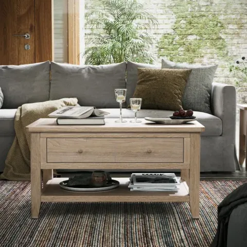 BOXED COPEN II RIVIERA OAK COFFEE TABLE (1 BOX)