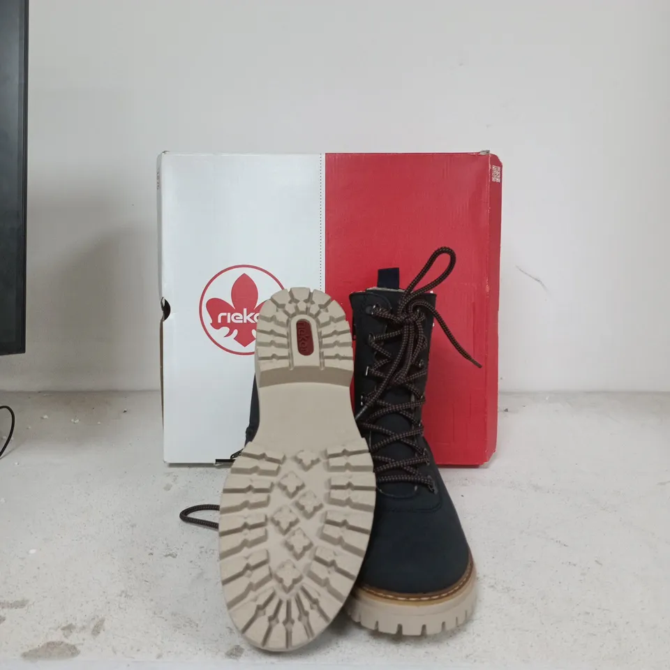 RIEKER BLACK WINTER BOOT – EU SIZE 39