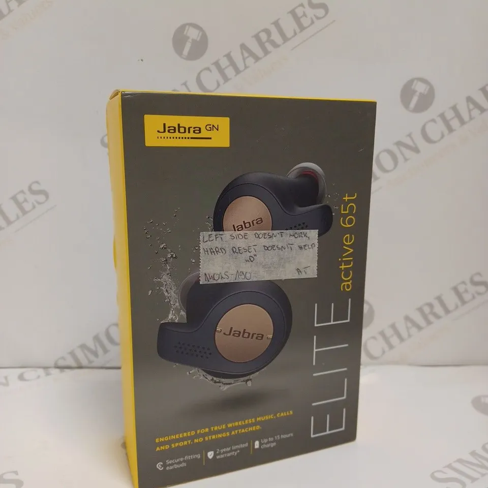 BOXED JABRA ELITE ACTIVE 65T EARBUDS