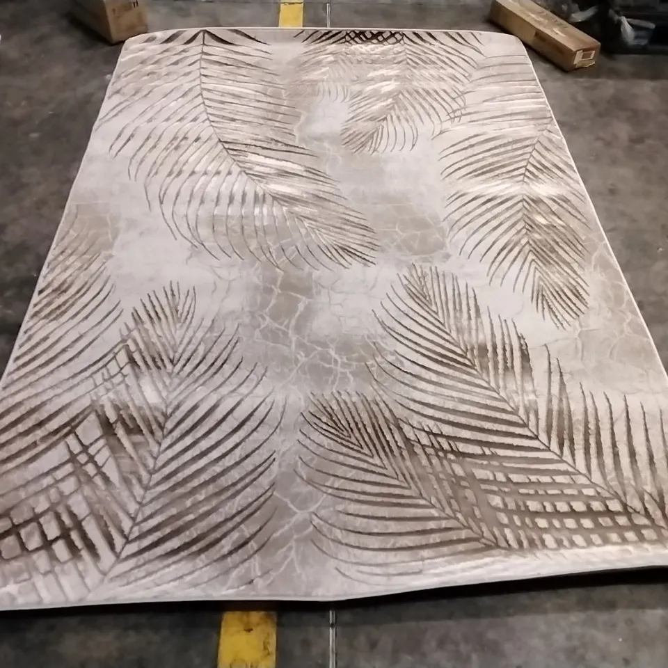 CREATION AREA RUG MACHINE WOVEN RECTANGLE BEIGE APPROXIMATELY 160X230CM