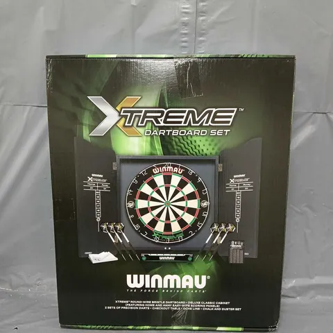 BOXED WINNMAU XTREME DARTBOARD SET - COLLECTION ONLY