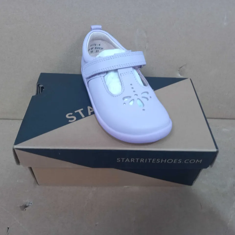 BOXED PAIR OF START RITE SHOES IN PURPLE EU SIZE 23