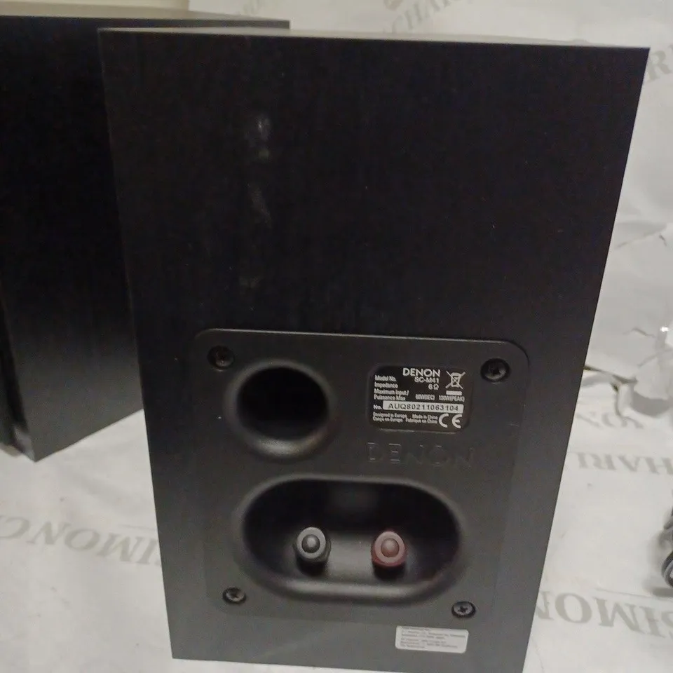 DENON SC-M41 SPEAKER SYSTEM DOUBLE SPEAKER TERMINALS