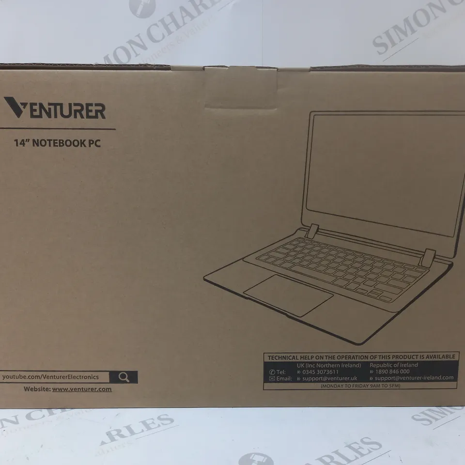 BRAND NEW BOXED VENTURER EUROPA 14 PLUS 14" NOTEBOOK PC