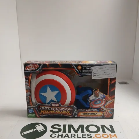 NERF MECH STRIKE CAPTAIN AMERICA FIGURE – BOXED