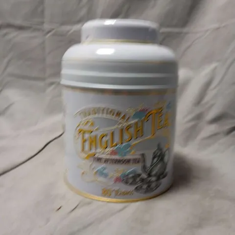 TEA CANISTER TIN – 80 TEABAGS